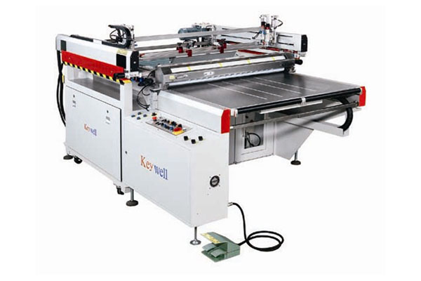 3/4- Auto Table Sliding Belt Take-off Glass Screen Printing Machine